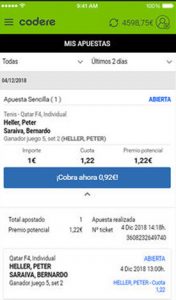 Codere app